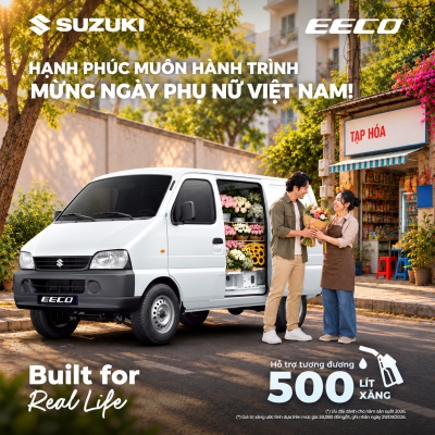 Chương trình ưu đãi Suzuki EECO tháng 10