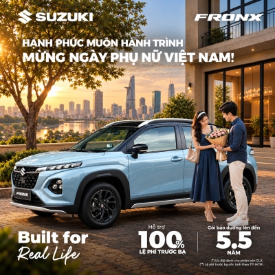 Chương trình ưu đãi Suzuki Fronx tháng 10