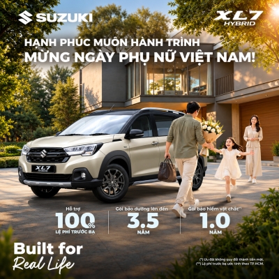 Chương trình ưu đãi Suzuki XL7 Hybrid tháng 10