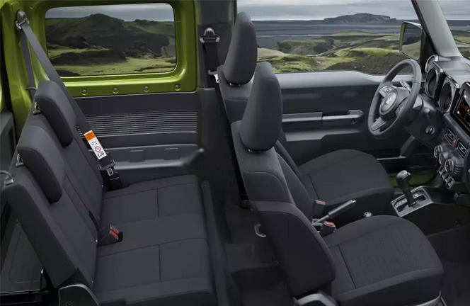 Suzuki Jimny VỊ TRÍ NGỒI