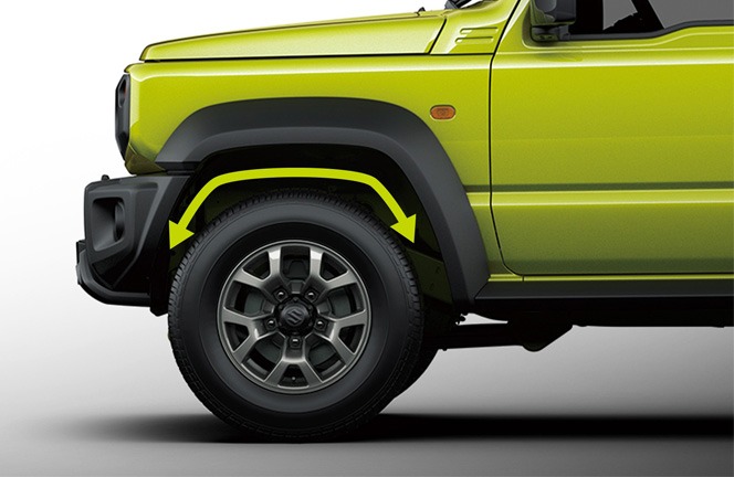 Suzuki Jimny VÒM BÁNH MỞ RỘNG